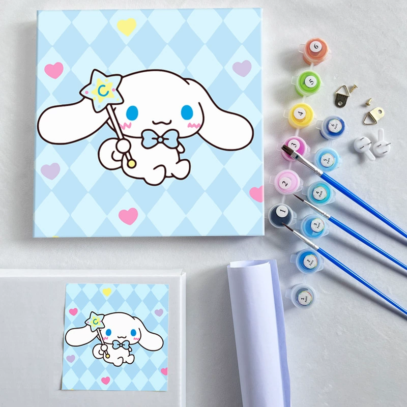 Цифровая масляная живопись 20*20 Детский мультфильм DIY handmade-painted декоративная картина последующего поколения дистрибьютор 제조업체 específicos