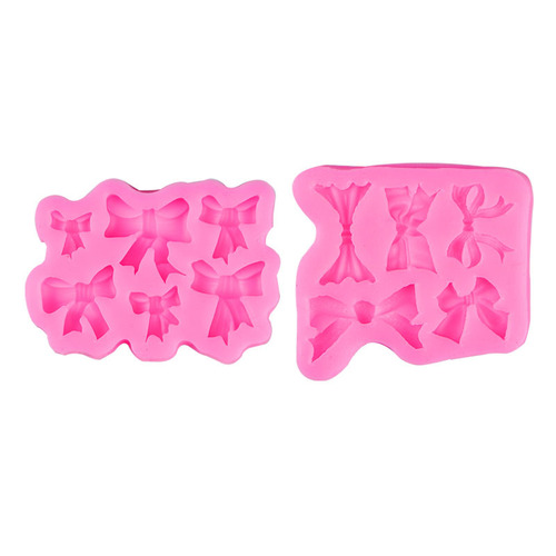 DIY Multiple Crown Butterfly Knot Shaping Sugarpaste Silicone Mold Soft Clay Clay Casting Resin Accessories Decor Wholesale