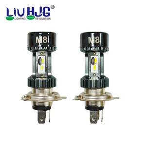 Super Parlaq Motosiklet LED Lampası H4 12V-80V Geniş Gərginlik
