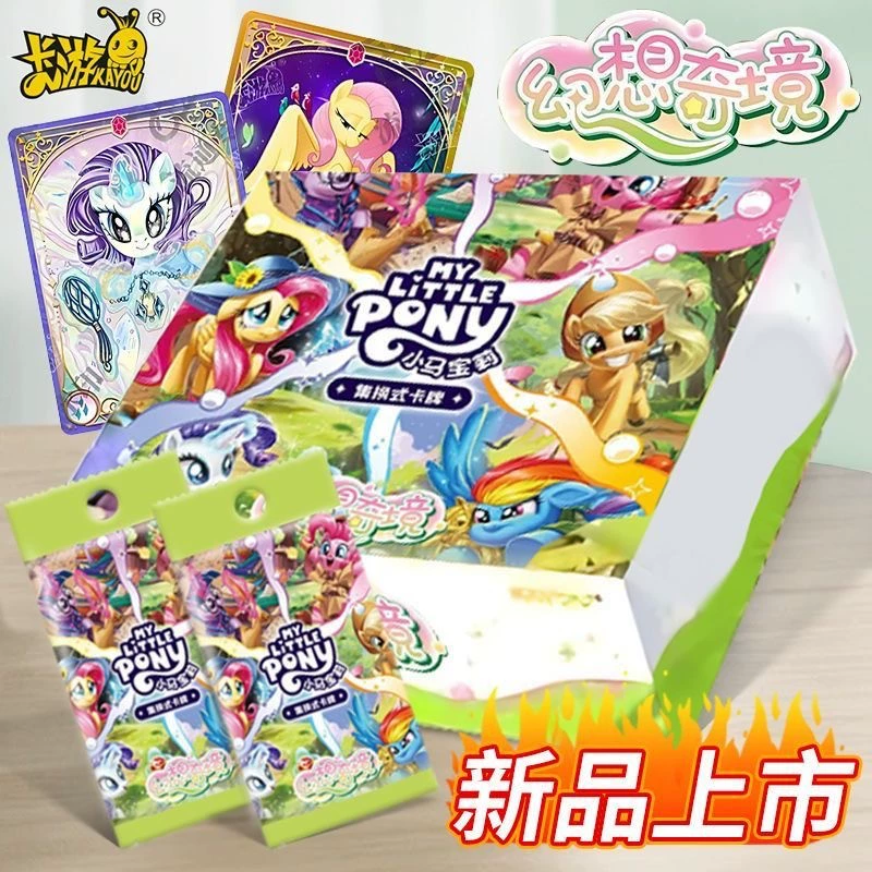 Подлинная карточная игра Xiaoma Baoli набор TCG обмен карточками дружба CR карта предварительная группа целый ящик настольных игр
