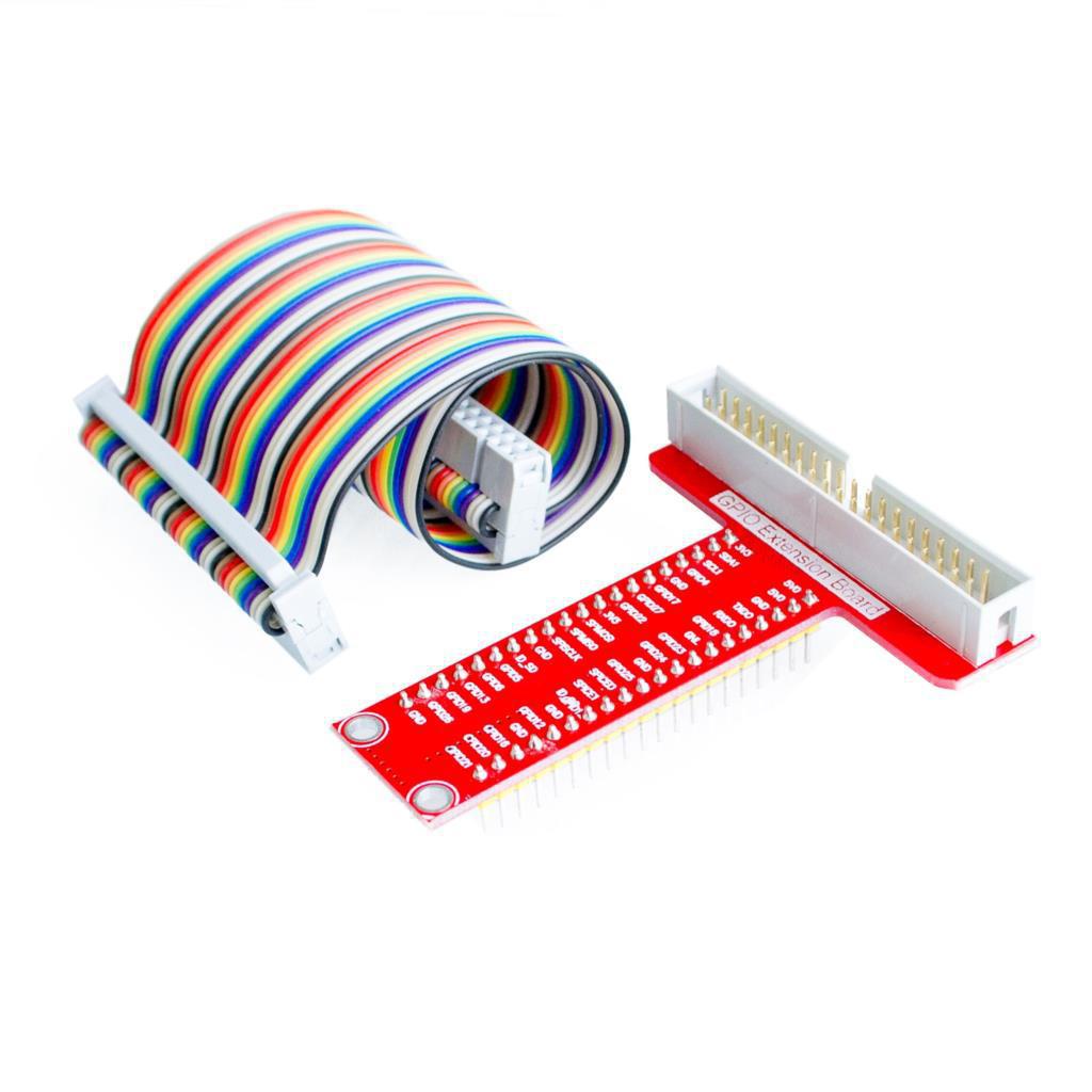 Совместимо с Raspberry Pi B+ аксессуары платы расширения T-тип GPIO 40P линии разработки платы