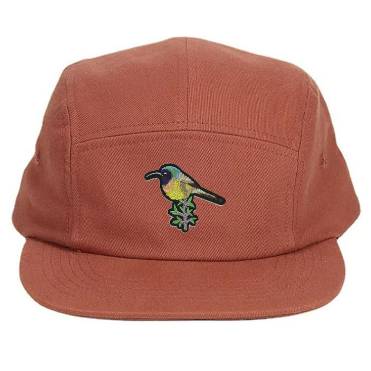 * 2024 cotton embroidered five-piece cap nylon adjustable flat cap hip-hop skateboard cap cap cap camping cap