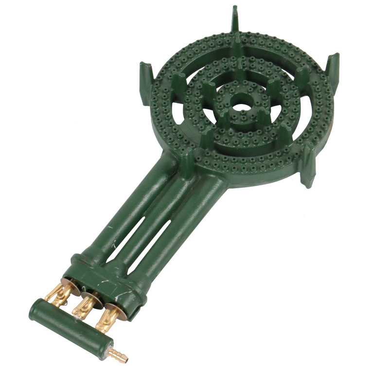 厂家直供C40便携式炉具燃气灶铸铁三环多孔炉头液化气灶外贸炉具