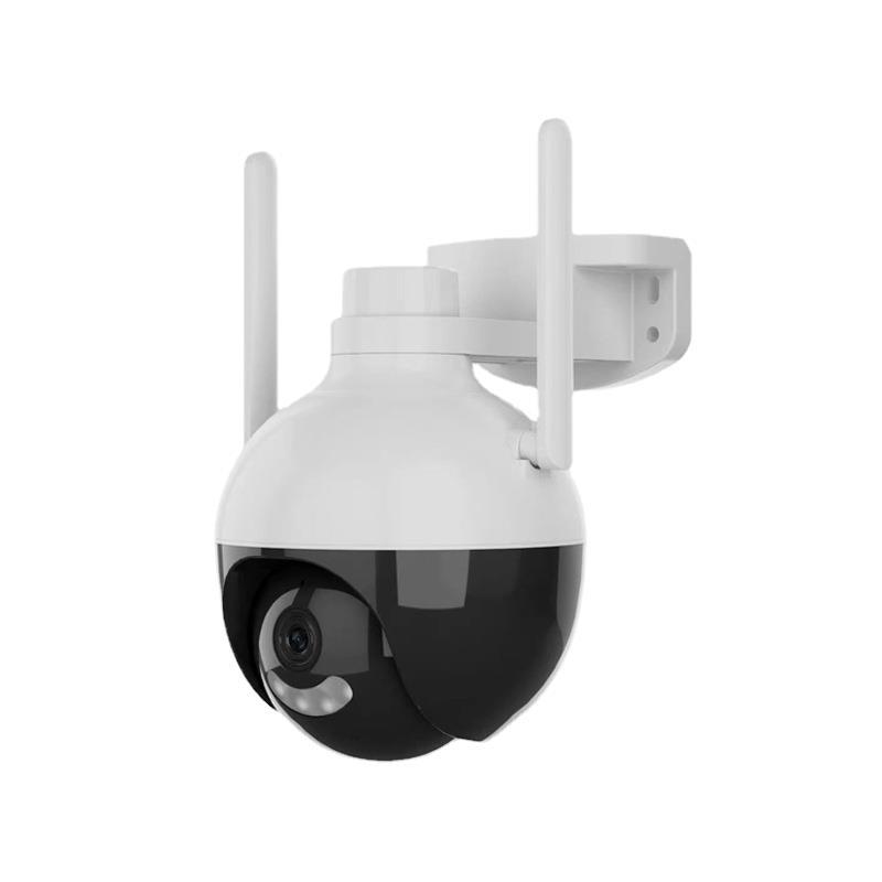 Tuya PTZ impermeable vigilancia graffiti cámara panorámica inalámbrica WiFi doble luz visión nocturna a todo color cámara domo