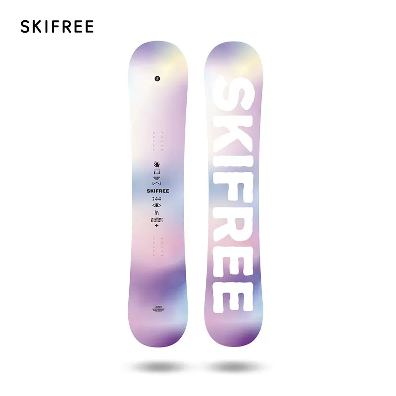 SKIFREE单板滑雪板单板全地域平花雪板初级快穿全能板女滑雪套装