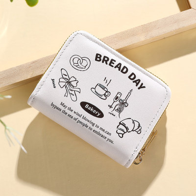 Lindo tarjetero para mujer de gran capacidad ultrafino con múltiples tarjetas, tarjetero compacto, licencia de conducir, bolso de almacenamiento, monedero portátil