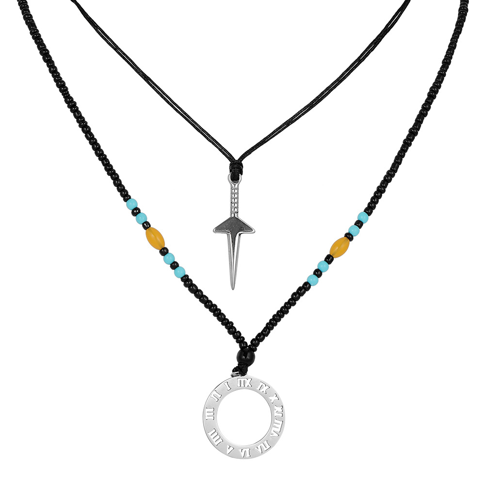 Simple Style Geometric Stainless Steel Plating Pendant Necklace 1 Piece