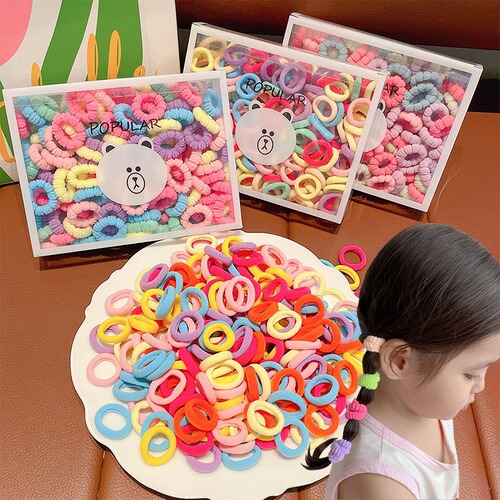 Children's towel hair tie, girl's hair tie, baby's headband does not hurt hair, high elasticity and durability, girls' hair accessories, girls' hair tie