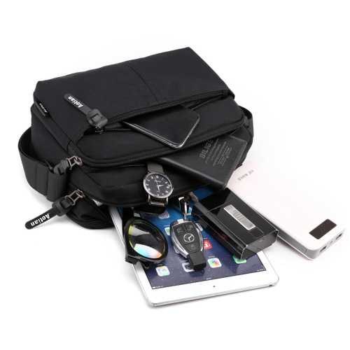 Casual Men's Horizontal Single Shoulder Crossbody Bag Outdoor Trend Multi-layer Unisex Oxford Cloth Couple's Bag 98901#