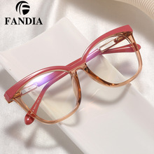 82090 新款大框防蓝光眼镜女式近视眼镜框可配度数素颜欧美框架镜