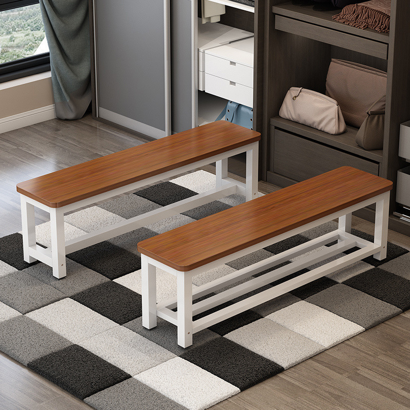 Fábrica directa taburete de zapatos taburete de vestuario de baño mesa de comedor tienda de ropa de fitness campo image 12
