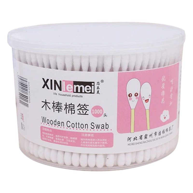 [Xinlemei] 500 круглых бамбуковых палочек в штучной упаковке ватные палочки Одноразовые Косметические чистящие ватные палочки