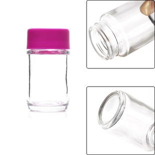 Multifunctional Transparent Glass Bottle Sample Bottle Moisture-Proof Dried Fruit Scented Tea Sub-Bottling Sealed Medicine Bottle