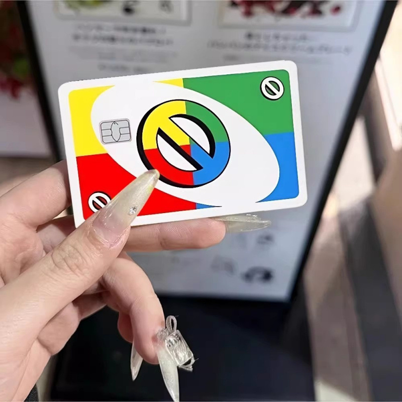 Calcomanía Impermeable para Tarjetas Bancarias de PVC Impermeable y Antideslizante para Tarjetas Bancarias