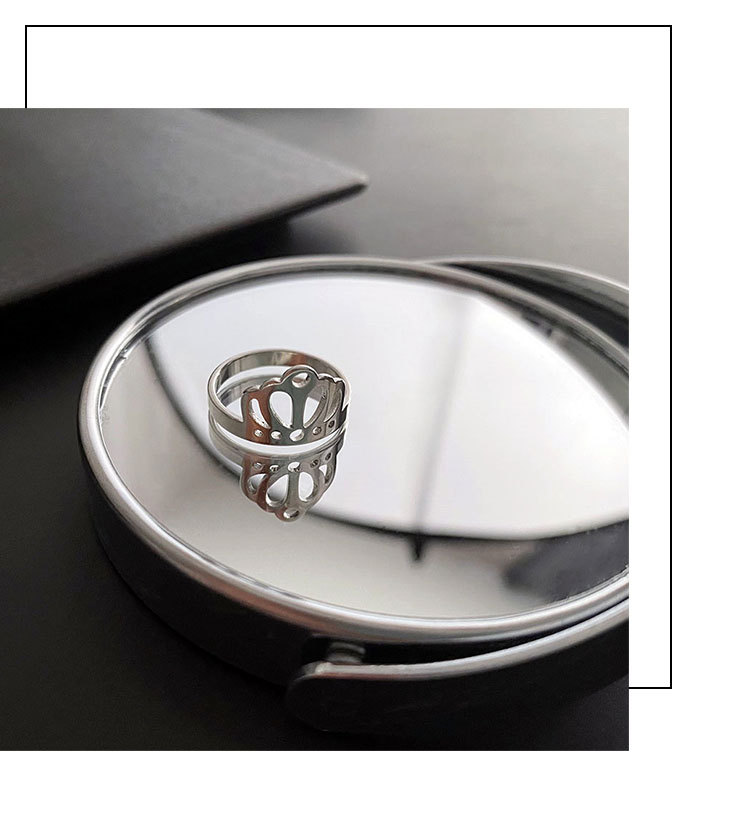10g Weight Rings Classification One Size Ring Size 1 Piece Simple Style Geometric Titanium Steel Rings