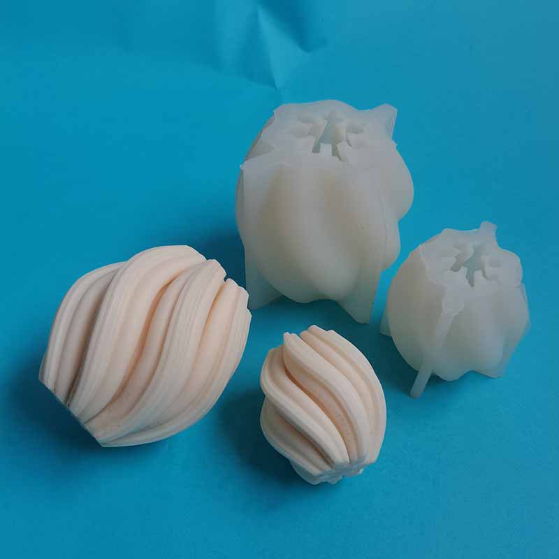 大波浪香薰蠟燭硅膠模具DIY石膏擺件擴香石硅膠模具BK8207