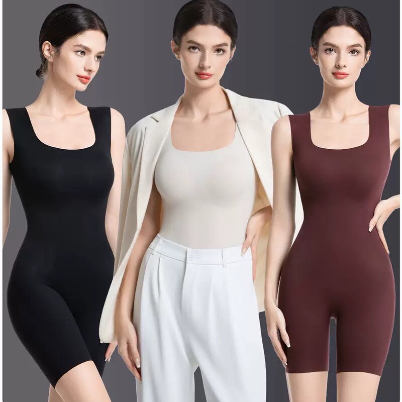 [Mermaid Curve] Seamless Back-Removable Jumpsuit, Slimming Look, Tummy-Tightening, Butt-Lifting Corset, Tight-Fitting Flat-Legged Body-Shaping Women