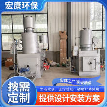 小型农村生活垃圾焚烧炉 医疗垃圾动物焚化炉 高温热解气化炉