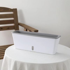 陽台種菜盆長方形花盆懶人特大號蔬菜種植箱種多肉種草莓綠植神器