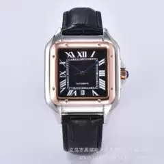 2025 Xin Model Aliexpress Cross-Border Series Three-Pin Quartz Watch Square Men's Belt Watch European and American Famous Watches