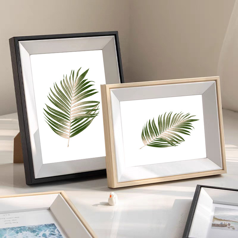 Photo Frame Set Table Nordic Simple Wooden Photo Frame 6 Inch 7 Inch 8 Inch 10 Inch Desktop Set Table Wedding Dress Couple Photo Frame