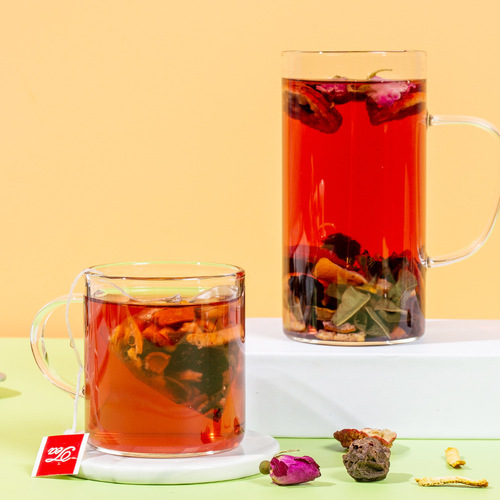 Black plum mulberry mass sale 25 packs cost-effective mulberry black plum mulberry double red rose triangular bag scented tea