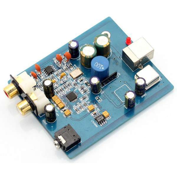 Hifi Es9018K2M Sa9023 USB Dac Decoder Board External Sound Card Audio Amplifier Module