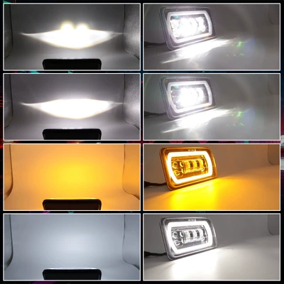 Car Headlights 55W with Angel Eyes, İşçi projektorları