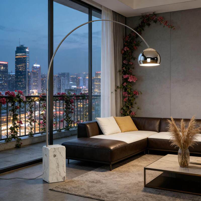 Italian-Style High-End Fishing Lamp Floor Lamp for Living Room, Silver Color, Luxurious Artistic Design, Decorative Table Lamp Next to the Sofa Italian-Style High-End Fishing Lamp Floor Lamp for Living Room, Silver Color, Luxurious Artistic Design, Decorative Table Lamp Next to the Sofa