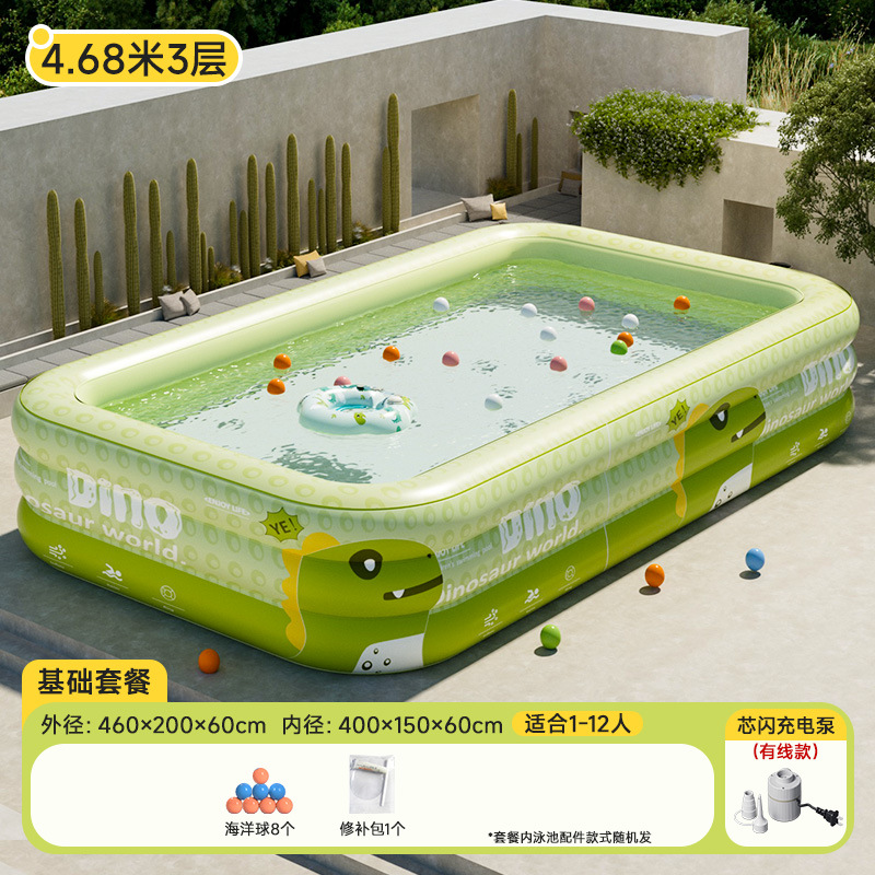 Base swimming pool, 4.68meter, 3 floors