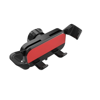 26 New Models of Car Phone Holder, Universal Gravity Fixed Anti-Rebound Navigation Clip-On Holder for Air Vent (Car phone holder) - crab-claw-without-base-panel-red-suitable-for-17mm-ball-head-packed-in-bag