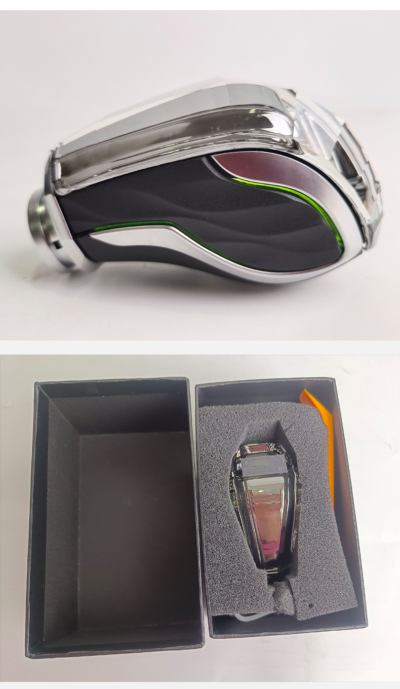 Cross-Border Applicable Crystal Gear Shift Knob with Led Lighting for Toyota, Honda, Hyundai, Infiniti, Nissan, and Ford
