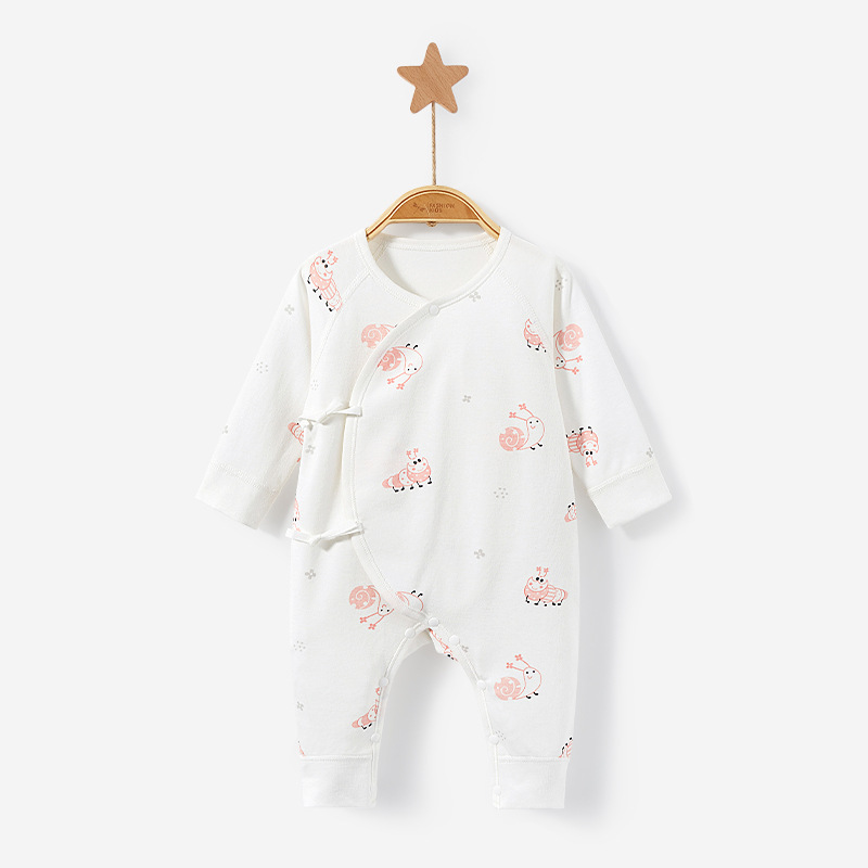 Bebé recién nacido Ropa Primavera, Otoño e Invierno masculino y femenino recién nacido base 0 caliente 3 meses puro algodón monje traje bebé mono image 6