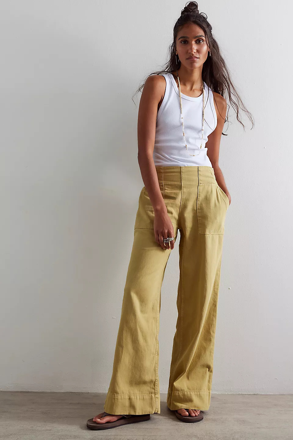 SC European And American Women's Fashion Stylish Low-waist Non-stretch Denim Pants, Trendy Loose Slimming Elastic Waist_ecoleips.com