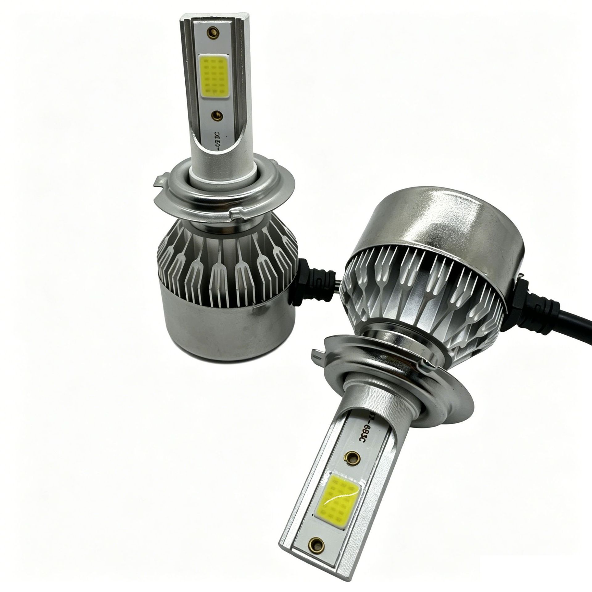Cross-Border Exclusive Supply of Silver C6 Led Headlights, Front Headlights, H4 Car Lights, H7, H11, 9005, 36W Car Headlights