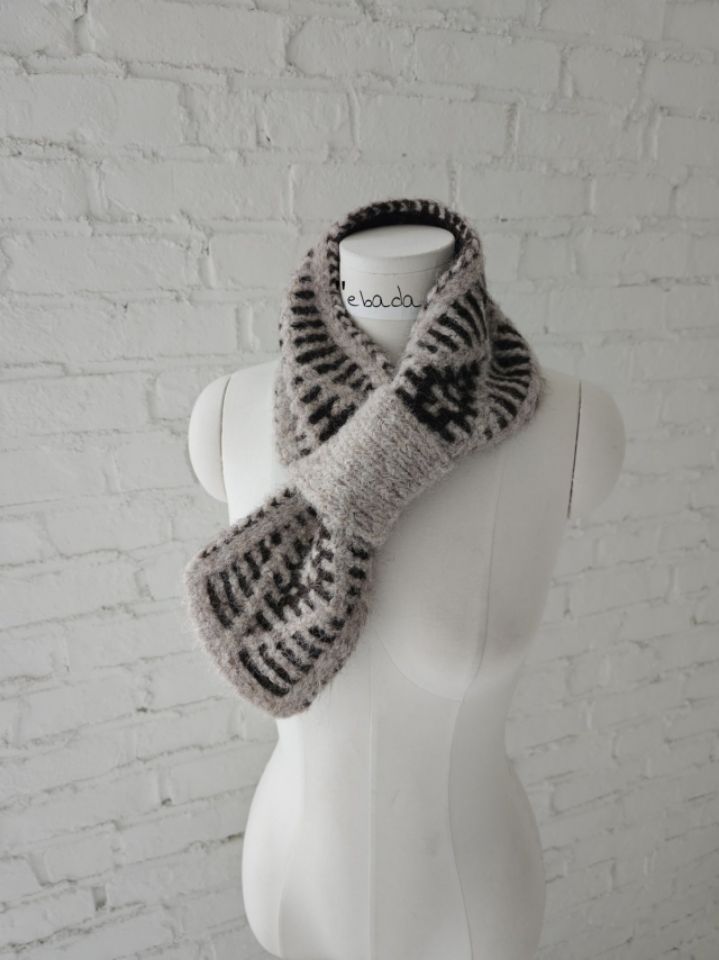 Cuello de Punto para Mujer Tejido de Punto Cálido para Invierno