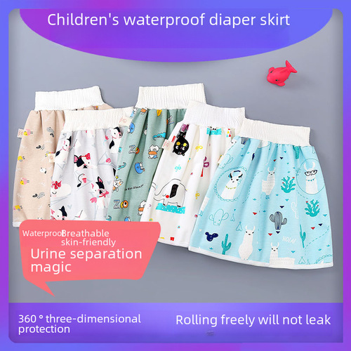 Baby Training Pants, Waterproof Diaper Underwear Bedwetting Aid, Large Size Washable Potty Training Pad, Leak-Proof Baby Diaper Cover