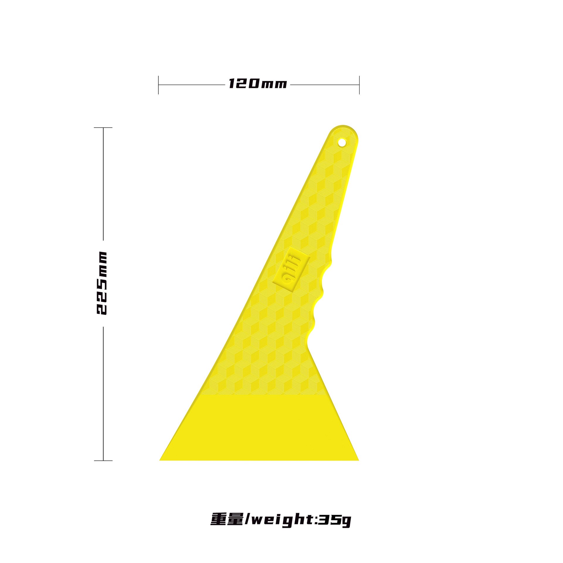 Herramientas de adhesión de película de automóvil triangular raspador duro raspador de película ultrafina raspador resistente a altas temperaturas suministro spot transfronterizo image 12