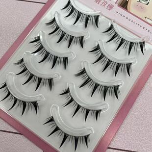 Barbie comic eye false eyelashes pure desire thick natural comic eyelashes single cluster fine stem cat ear false eyelashes