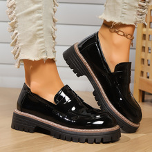 C 28555 Chunky Heel British Loafers �ָ�Ӣ���ָ�Ь�羳ר