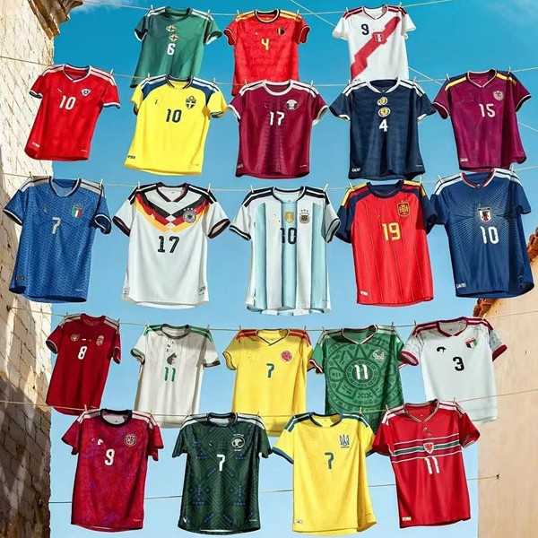 Fábrica de pedidos al por mayor 2026 Copa del Mundo de jugadores de la edición de camiseta de manga corta Argentina España