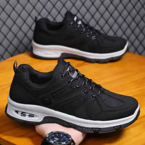 Wholesale spring new men's shoes round toe lace-up outdoor hiking men's sports shoes fashion casual running shoes for men