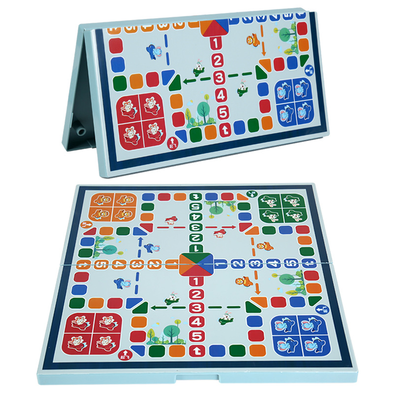 Gobang juego de mesa plegable para niños juego de ajedrez educativo para estudiantes grandes damas plegables volando ajedrez ir juguete