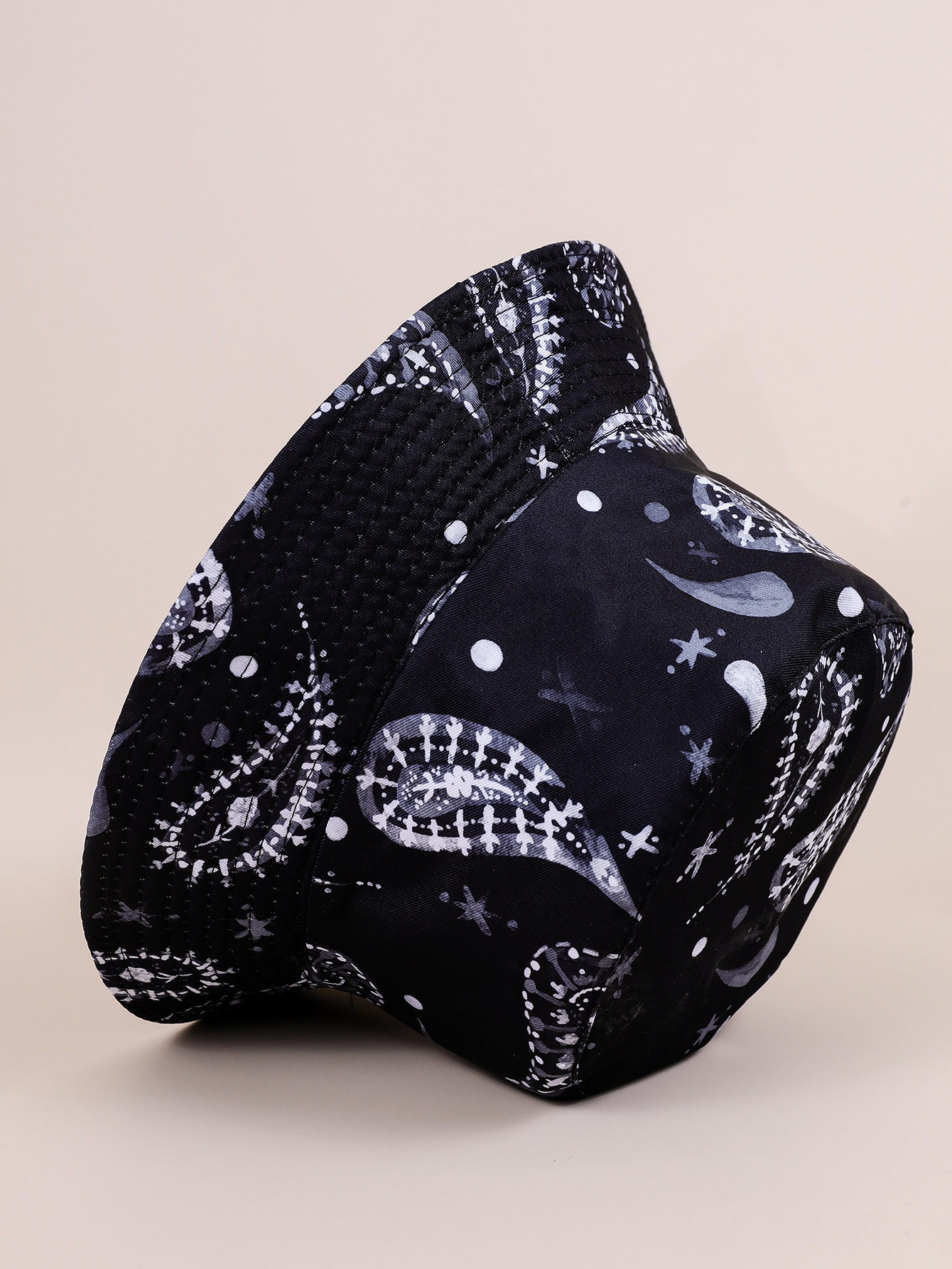Flor de anacardo sombrero de pescador de doble cara verano femenino moda hombres calle sombrero de Cuenca del todo partido protección solar sombrero para el sol image 4