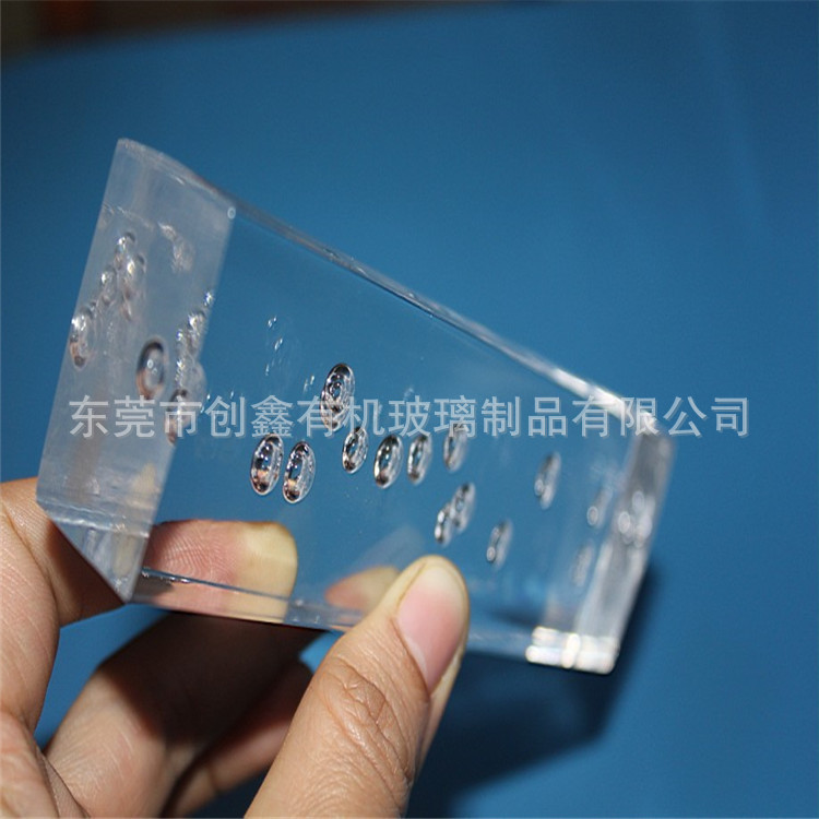 亚克力线泡棒，线泡亚克力棒 线泡混合有机玻璃棒，线泡透明棒
