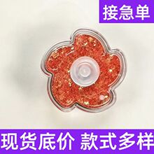 批发 创意流沙花瓣咕卡炫彩流沙陀螺益智指尖陀螺儿童减压玩具