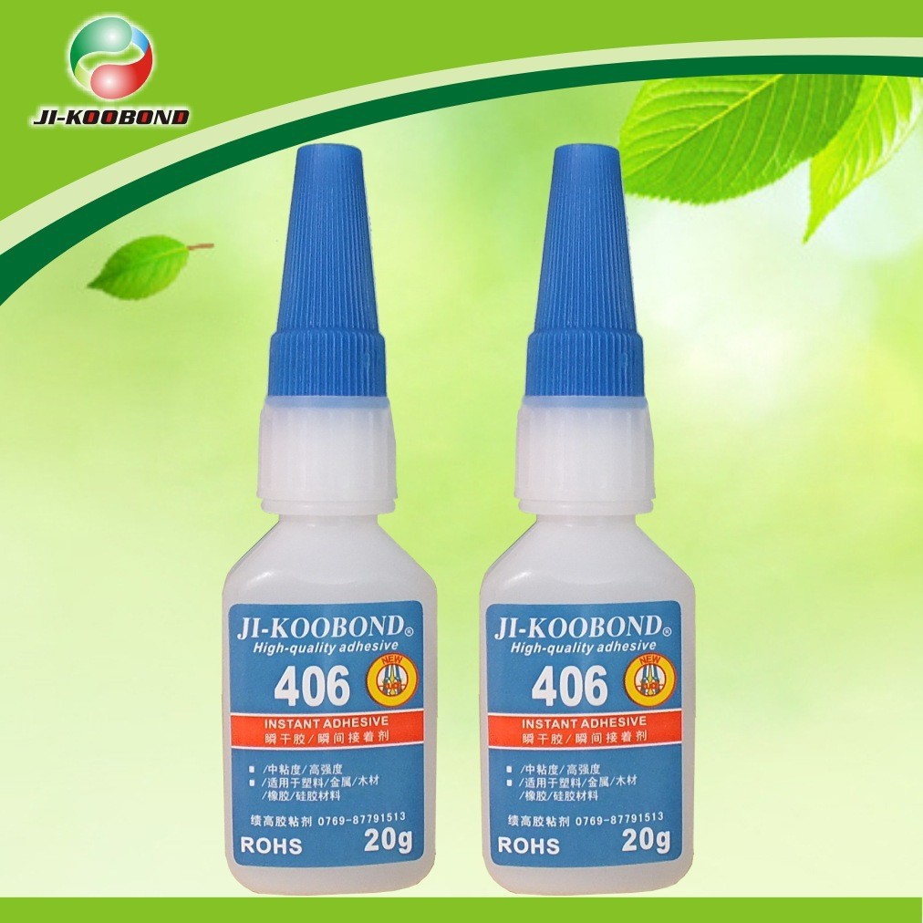 现货 406快干胶批发 用于PVC塑料玩具制品粘接 固化速度快粘性强