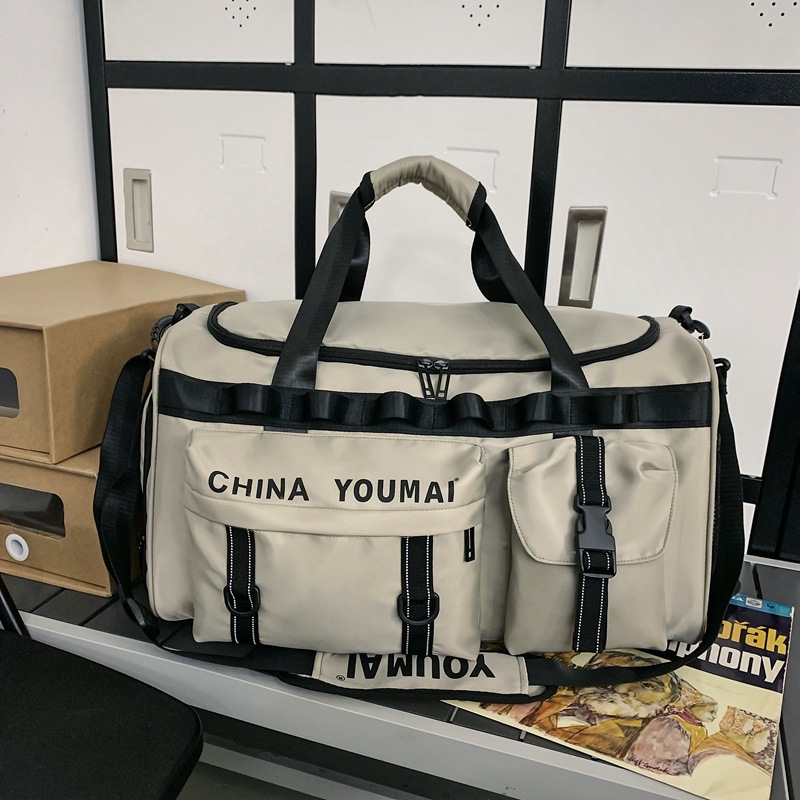(Customized for Large Quantities) Fitness Backpack, Short-Distance Travel Bag, Men's Large-Capacity Storage Bag, Female Student Luggage Bag