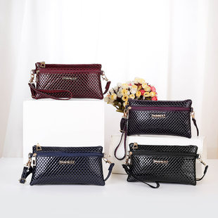 Polyurethane bag strap one shoulder, small bag, Korean style