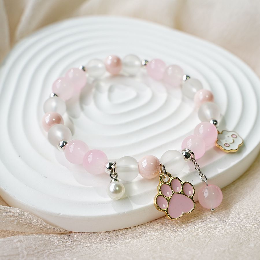 Simple Style Clouds Cat Alloy Beaded Bracelets display picture 8